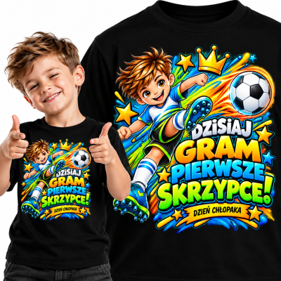KOSZULKA DZIECIĘCA DZIEŃ CHŁOPAKA dzisiaj gram